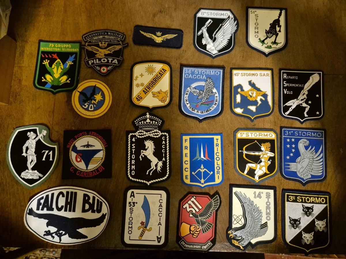 2 TOPPA PATCH MILITARE SCUOLA D'APPLICAZIONE NUOVA | UK