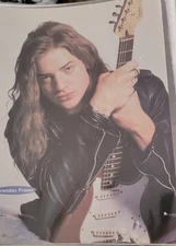 Brendan Fraser Pinup Airheads Movie With Guitar Rare 90s Nostalgia