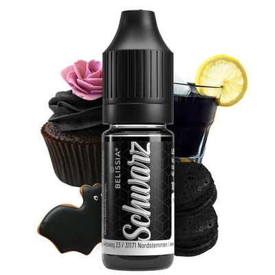 Belissia Lebensmittelfarbe Schwarz 10ml Farbstoff hoch konzentriert, Made in DE
