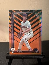 2025 Topps Update Series - Mick Abel #US127 Holiday Orange & Black Foil (RC)