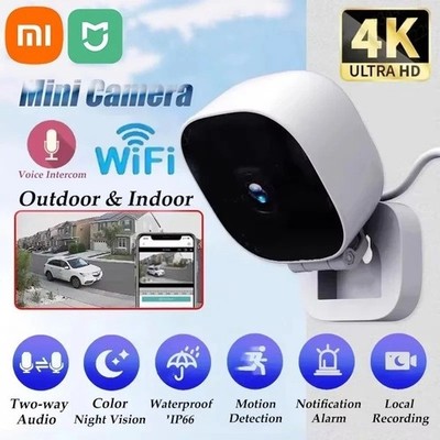 HD 1080p drahtlose WiFi CCTV Innen Außen Mini IP Kamera Heim Überwachungskamera UK
