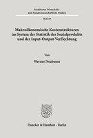 MakroöKonomische Kostenstrukturen Im System Der Statistik Des Sozialprodukts...