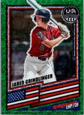 2026 PANINI USA BASEBALL STARS & STRIPES GREEN DISCO JARED GRINDLINGER 10/49