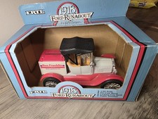 Vintage ERTL 1918 Ford Runabout Bank Ben Franklin Stores 1/25 Diecast 1986 Box