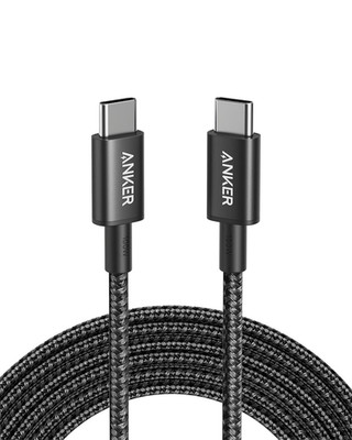 Anker USB C Kabel 3M, 100W Schnellladekabel USB C Auf USB C Kabel, PD 3.0 Ladeka