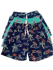 Chubbies Men  s Swim Trunks Size Small 5.5 Inseam Pink Blue Green Lot Of 3