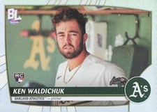 2023 Topps Big League #214 - Ken Waldichuk Oakland Athletics Rookie