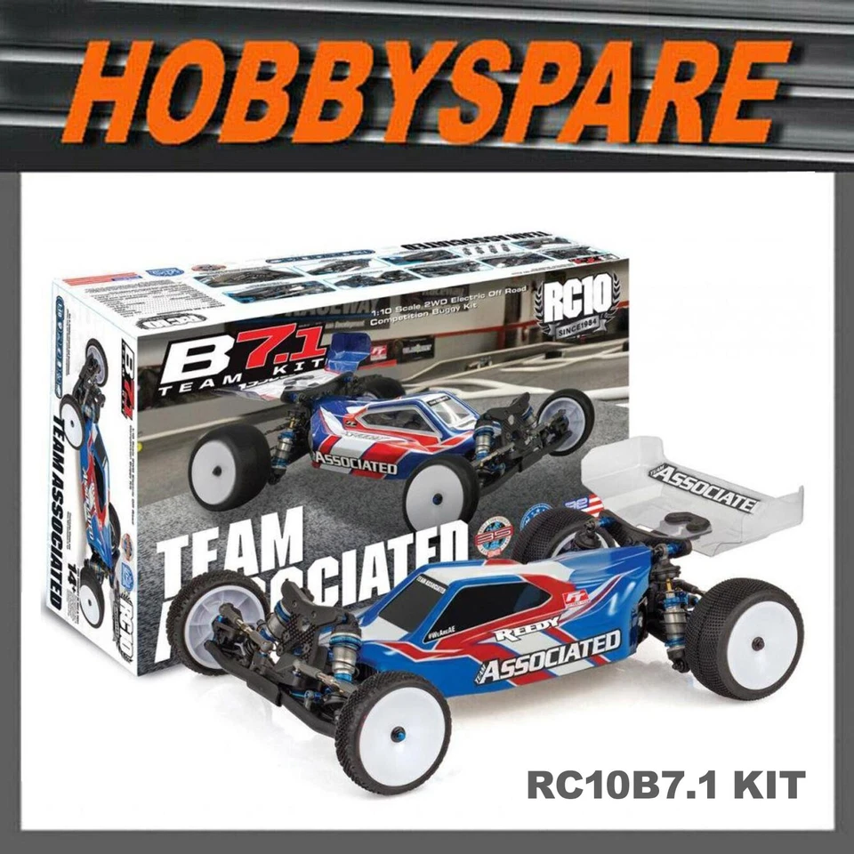 NEW 1/10 TEAM ASSOCIATED RC10B 7.1 TEAM KIT BUGGY RC KIT WORLD CHAMP 90046 - image 1 of 4