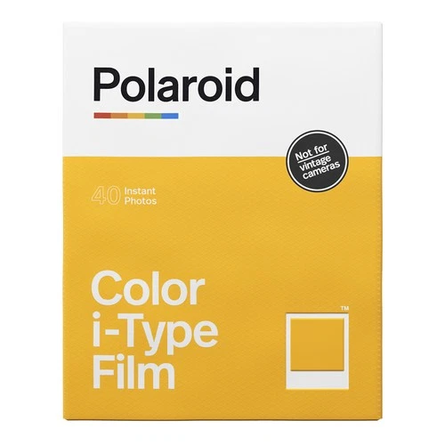 POLAROID 40 Pack of i-Type Color Photo Film for NOW i-Type Camera, White
