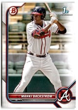 2022 Bowman Prospects 1st Bowman Mahki Backstrom Atlanta Braves #BP-121