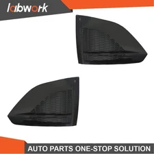 Labwork Bumper Fog Light Cover Fit For Nissan Altima 2023 Black Bezle Right+Left