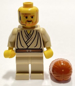LEGO Star Wars Young Obi-Wan Kenobi Minifig With Dark Orange Hair SW0055 7143