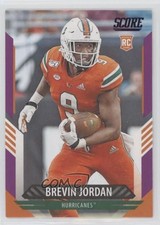 2021 Score Rookies Purple Brevin Jordan #387 2u3