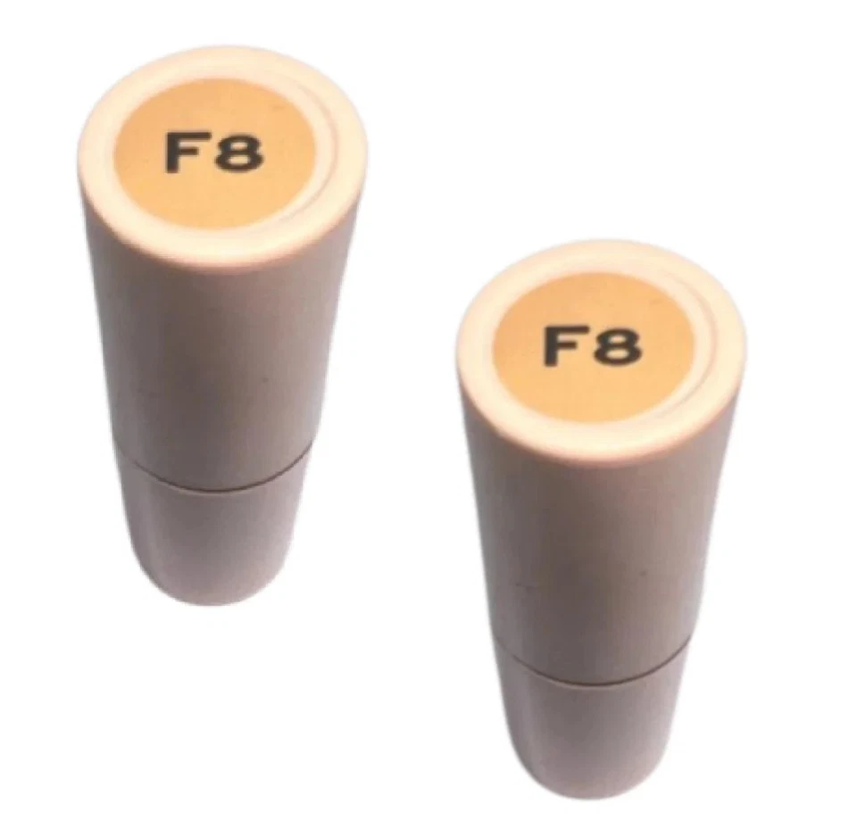 Pack of 2 Makeup Revolution Beauty Fast Base Stick Foundation, F8 - Image 4 of 4