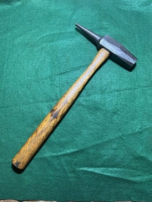 Vintage HELLER Blacksmith Cross Peen Hammer - Made in USA - Horse Logo!
