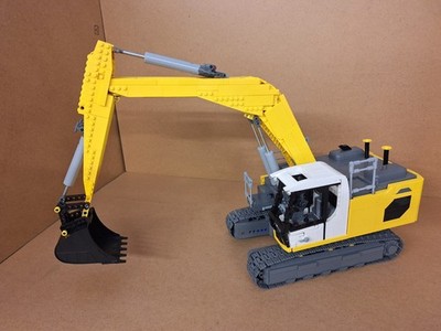 Lego Technic MOC - LIEBHERR R 922 V Hydraulikbagger Excavator