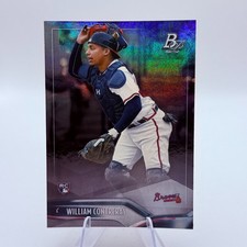 William Contreras 2021 Bowman Platinum #36 Rookie Atlanta Braves Card MLB. rookie card picture