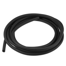 1/4-inch ID 3/8-inch OD Latex Tubing Black Elastic Rubber Hose