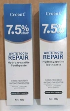 2x 7.5% Hydroxyapatite Toothpaste Remove Yellow Tooth Stains For Sensitive Teeth