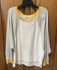 We The Free Raglan Style Dolman Sleeve Top Sz M Free People Very Soft Oversized