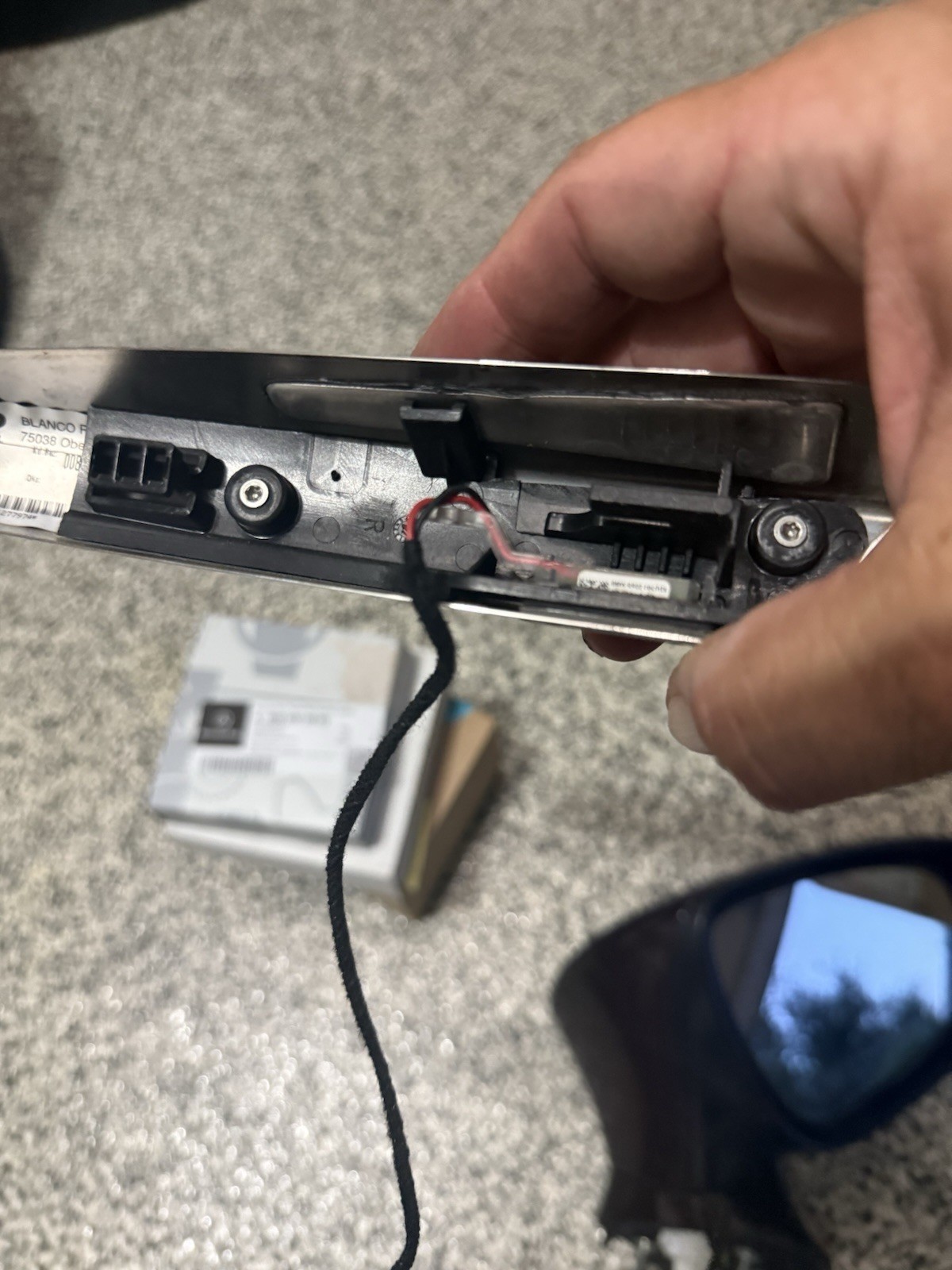 Rolls-Royce Wraith Or Dawn Right side fender molding chrome trimming with light