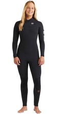 2025 Billabong Womens Synergy Natural 5/4mm Chest Zip Wetsuit - Night Fall