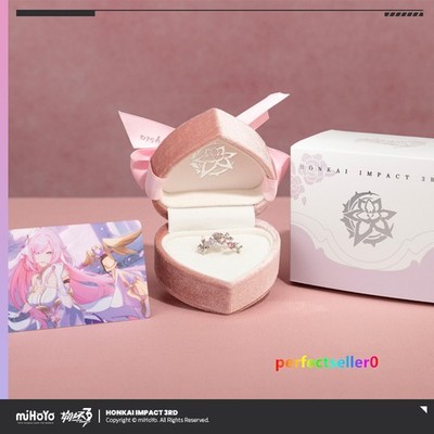Official Honkai Impact 3 Elysia Herrscher of Human Ego Oath Wedding Ring Jewelry