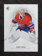 2020 SP Authentic Hockey Carey Price #74 Montreal Canadiens