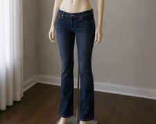 AG Adriano Goldschmied The Angel Bootcut Jeans Womens 27R Dark Wash Made USA