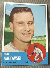 1963 Topps 568 Bob Sadowski EX