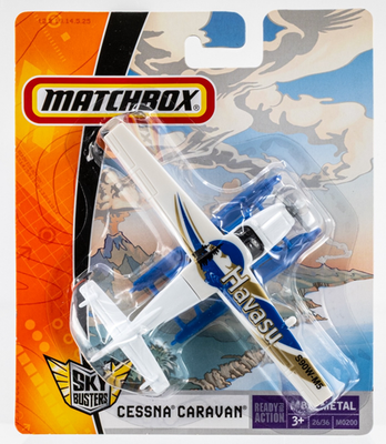 2008 Matchbox Sky Busters® #26 Cessna® Caravan® WHITE | HAVASU