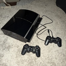 Sony PlayStation 3 PS3 CECHH01 Black Console Wi-Fi 1080p NTSC-U/C with games lot