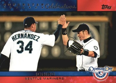 2011 Topps Opening Day SUPERSTAR CELEBRATIONS #SC20 Ichiro Suzuki Seattle HOF