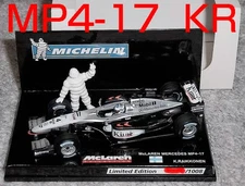 MINICHAMPS Michelin special order 1 43 McLaren Mercedes MP4 17 Raikkonen 2002 Mc