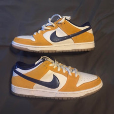 Nike SB Dunk Low Pro Laser Orange Suede Low T...
