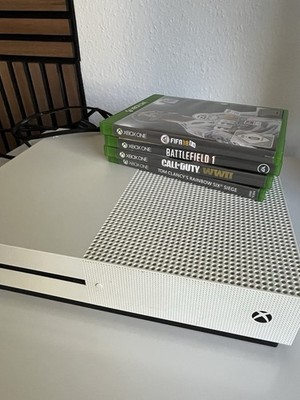 Xbox One S Microsoft 500GB Gaming Konsole Mit 4 Spielen