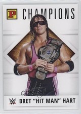 2022 Panini WWE (International) Debut Edition Champions Bret Hart Hit Man 1i3