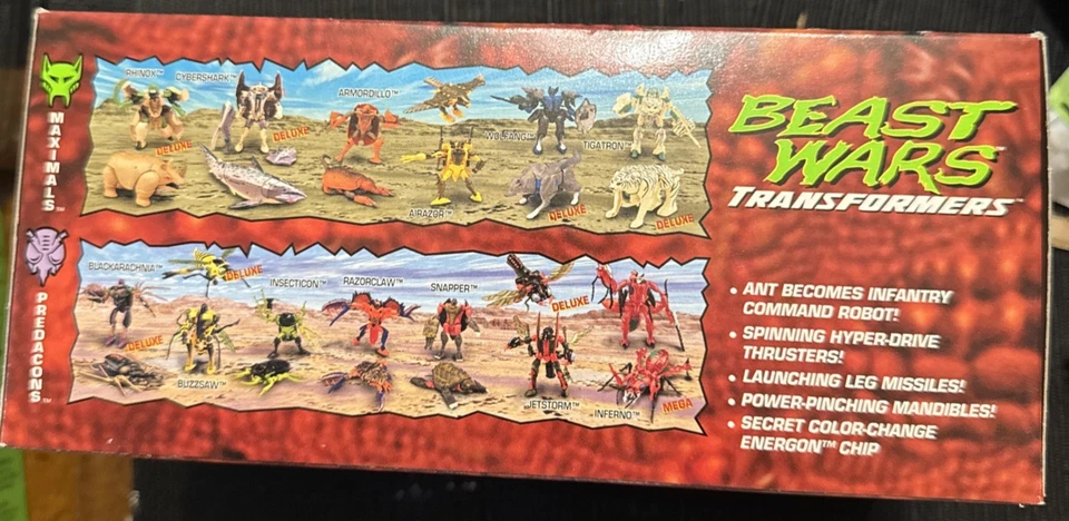 Beast Wars Transformers Evil Predacon Inferno 1996 NEW - Image 3 of 4
