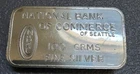 100 Gram .999 Silver ~ Johnson Matthey London ~ Bank of Commerce Seattle ~ JM