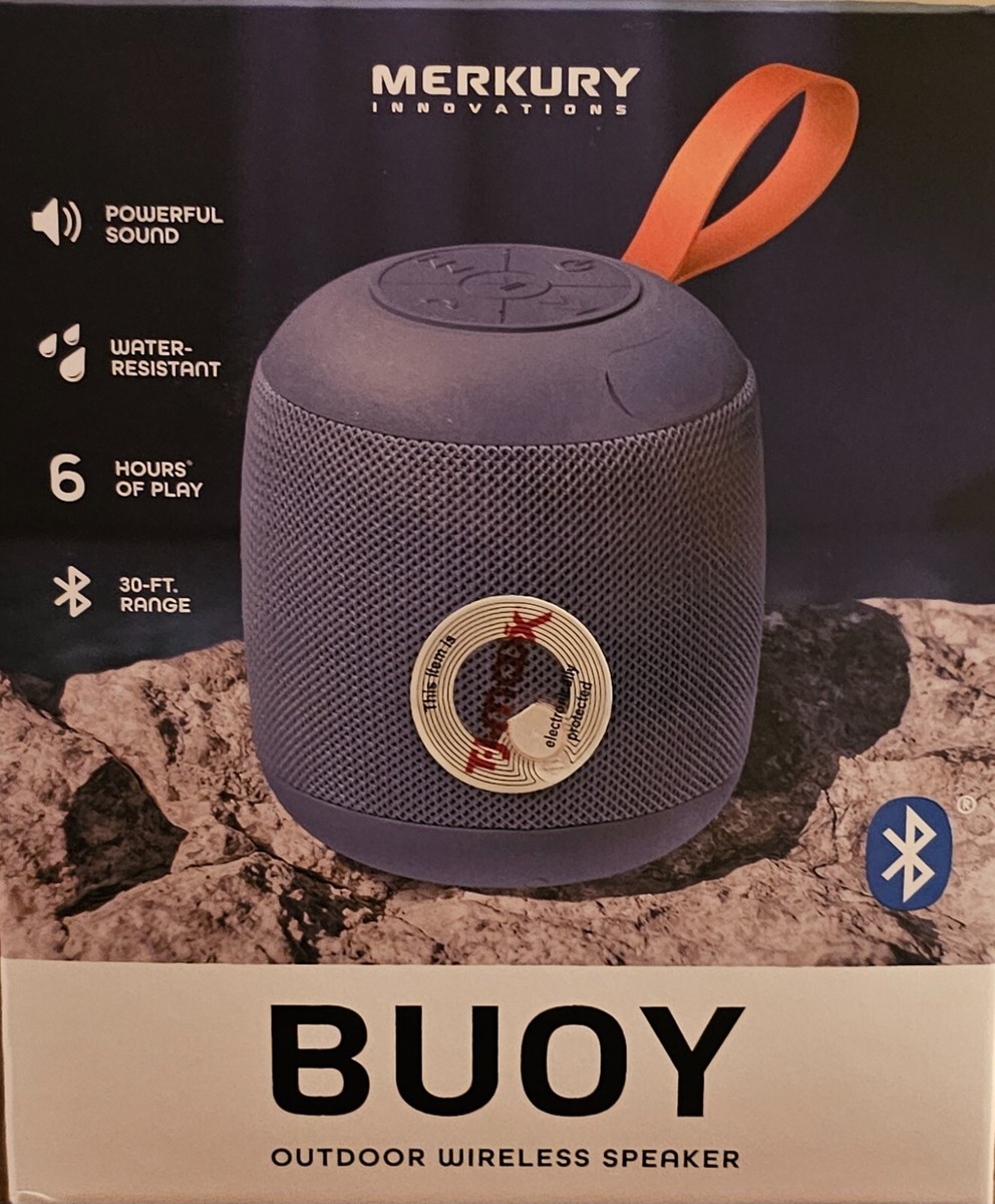 Buoy Merkury Innovations Water Resistant Bluetooth Speaker Sierra