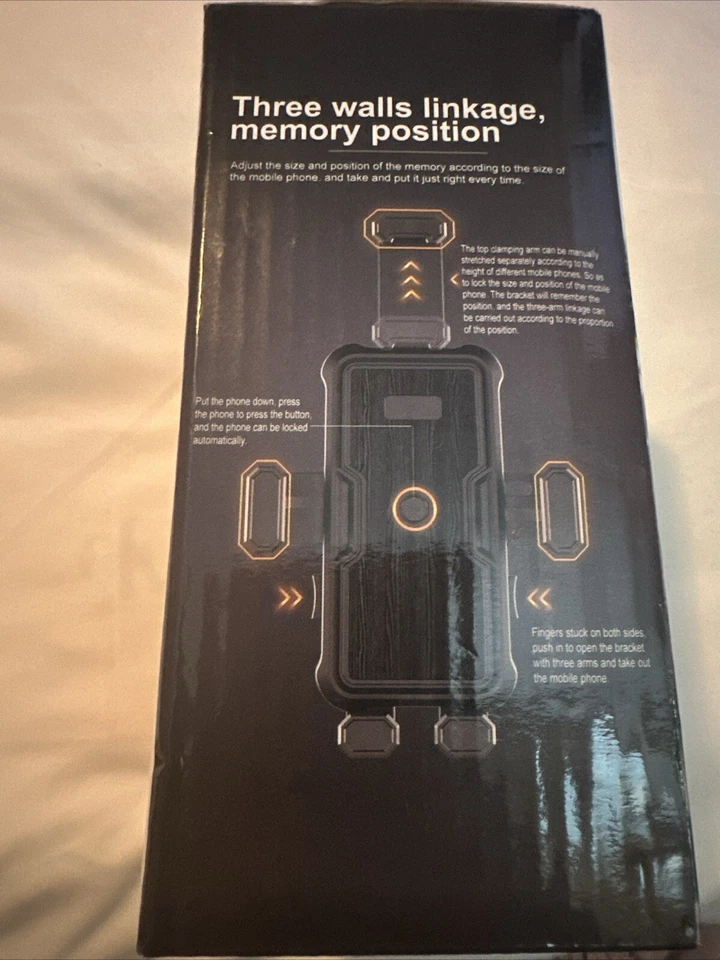 Bike Phone Mount, Anti Shake Bicycle Phone Holder 360° Rotation - Image 3 of 3