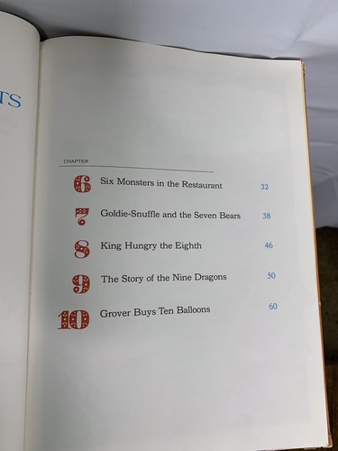 Vintage Sesame Street 123 Numbers 1-10 Storybook Picture 1973 - Picture 8 of 10