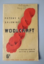 WOOLCRAFT - UNA GUÍA PRÁCTICA PARA TEJER Y GANCHILLO por PATONS & BALDWIN (1937)