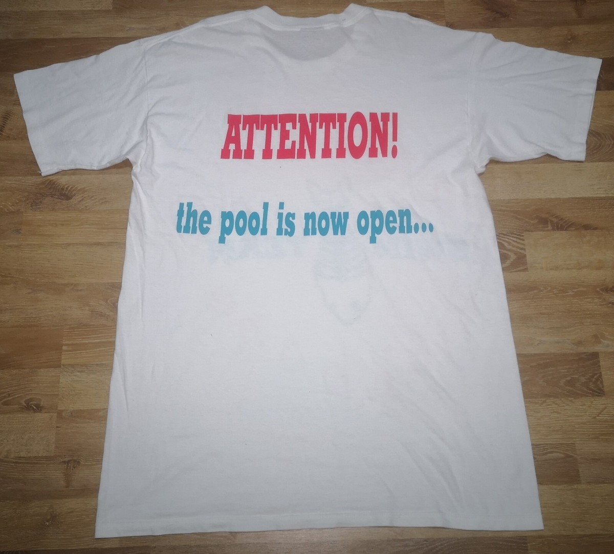 True Vintage OG 90s Ofishal FISHBONE BAND Swim Team BROCKUM 1993 