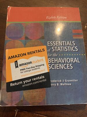 Essentials of Statistics for the Behavioral Sciences 8th Edition By ...