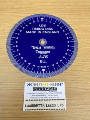 Vespa Timing Disc