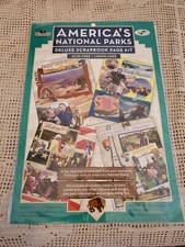 America  s National Parks Scrapbook Page Paper Crafting Kit Souvenir Travel