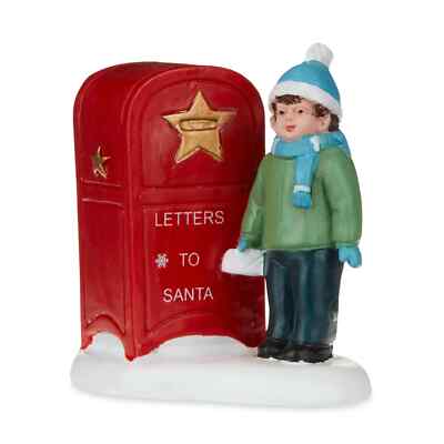 Holiday Time 2023 My Letter to Santa Christmas Village 70430 Red Post Office Box