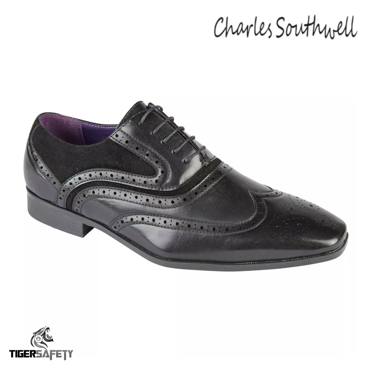 Charles Southwell Belmond Men s Quality Black Leather Formal