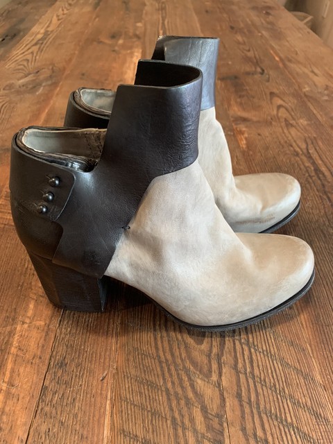 studded flat booties